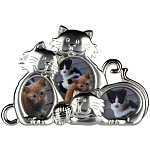 Фоторамка детская Childhood Corner Three cats варинант исполнения - 1 | Loft Concept в Кирове