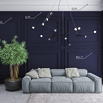 Гладкий карниз KT-59 варинант исполнения - 3 | Loft Concept в Кирове