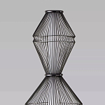 Торшер светодиодный с плетеным металлическим каркасом Metal Interweaving варинант исполнения - 3 | Loft Concept в Кирове