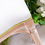 Барный стул золотистый из натурального бука с изображением птицы и цветов Blooming Birds варинант исполнения - 3 | Loft Concept в Кирове