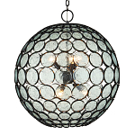 Люстра в форме шара из круглых декоративных элементов Circle of Light варинант исполнения - 1 | Loft Concept в Кирове