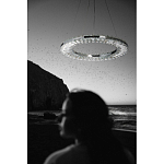 Люстра круглая с прозрачной хрустальной рамкой Maude Crystal Light варинант исполнения - 14 | Loft Concept в Кирове