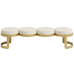 Дизайнерская Банкетка Leola латунь  варинант исполнения - 2 | Loft Concept в Кирове