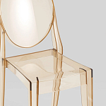 Прозрачный стул с янтарным оттенком LOUIS GHOST CHAIR варинант исполнения - 7 | Loft Concept в Кирове