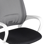 Офисное кресло с основанием из белого пластика Desk chairs Black варинант исполнения - 6 | Loft Concept в Кирове