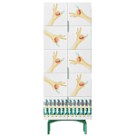 Тумба с зелеными ножками Tall Forest Ok варинант исполнения - 1 | Loft Concept в Кирове