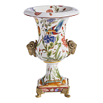 Ваза из фарфора с бронзовыми Овнами Bronze Aries варинант исполнения - 2 | Loft Concept в Кирове