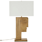 Настольная лампа с прямоугольным белым абажуром Skillful Face варинант исполнения - 5 | Loft Concept в Кирове