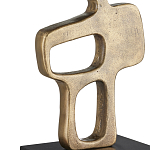 Настольная лампа с фигурным каркасом и прямоугольным тканевым абажуром Brutalist Profile варинант исполнения - 1 | Loft Concept в Кирове