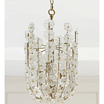 Подвесной светильник декорированный цветами из стекла Lightness of Flowers варинант исполнения - 3 | Loft Concept в Кирове