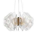Люстра с декором в виде крупных рельефных лепестков 80 см Ethereal Bloom варинант исполнения - 1 | Loft Concept в Кирове