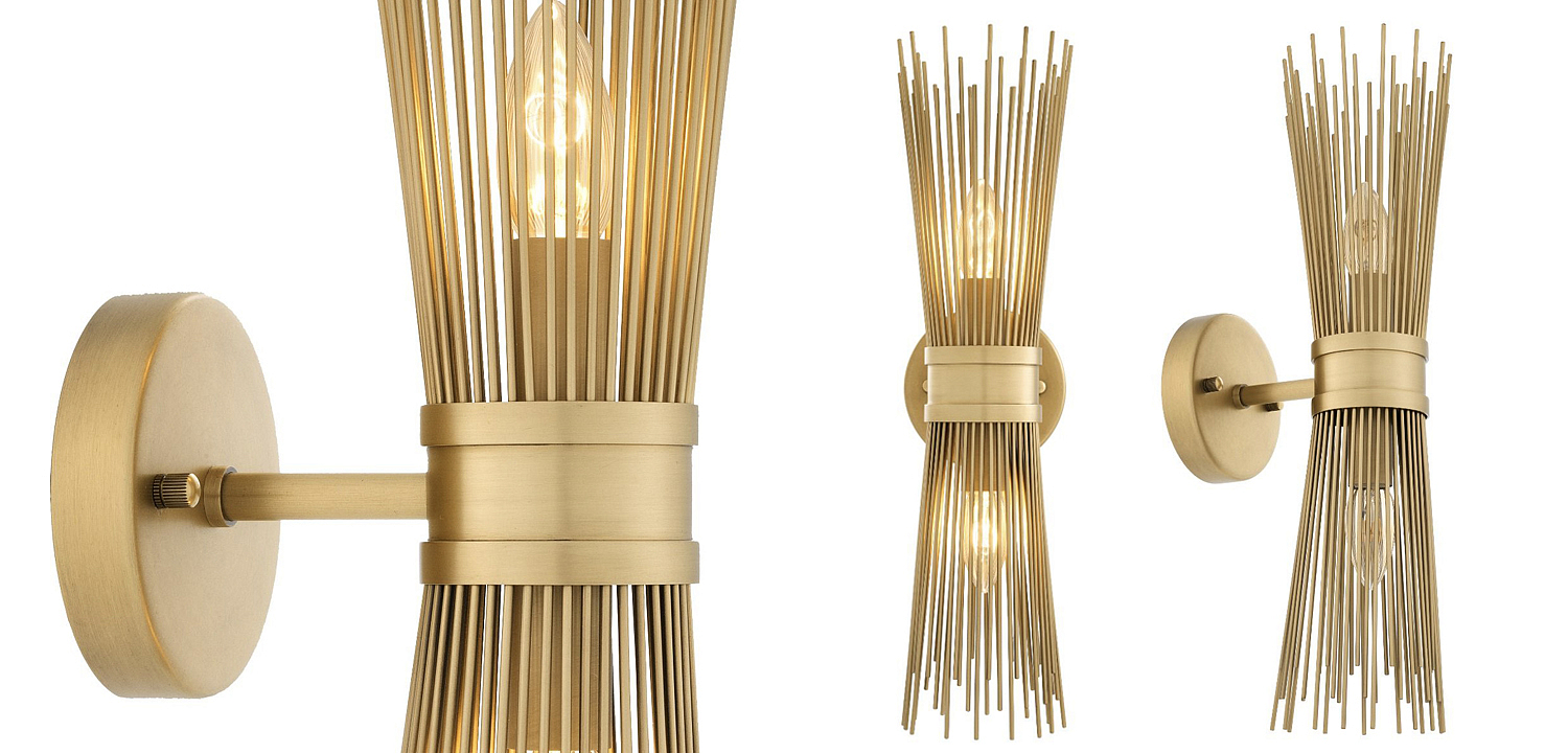 Бра Eichholtz Wall Lamp Romeo Double Бра Eichholtz Wall Lamp Romeo Double - Loft-Concept в Кирове
