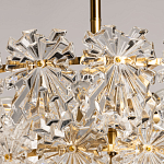 Люстра многоярусная с объемными прозрачными цветами Hanging Flowers варинант исполнения - 6 | Loft Concept в Кирове