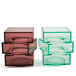 Стол журнальный в форме кубов Acrylic Furniture Lumina Crimson Clarity варинант исполнения - 6 | Loft Concept в Кирове