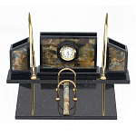 Настольный письменный набор из камня офиокальцит и змеевик Successful Leader варинант исполнения - 1 | Loft Concept в Кирове