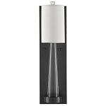 Бра на прозрачном штативе с тканевым абажуром в форме цилиндра Conciseness варинант исполнения - 4 | Loft Concept в Кирове