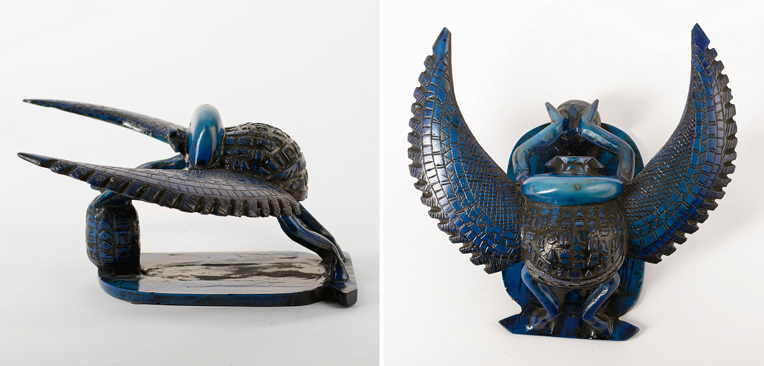 Статуэтка Скарабей Scarab Beetle with Wings blue Статуэтка Скарабей Scarab Beetle with Wings blue - Loft-Concept в Кирове