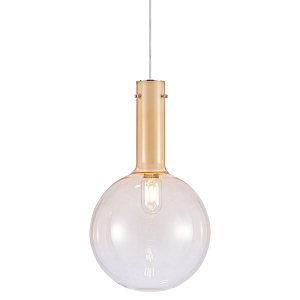Подвесной светильник с выдувным плафоном AMBERY GOLD