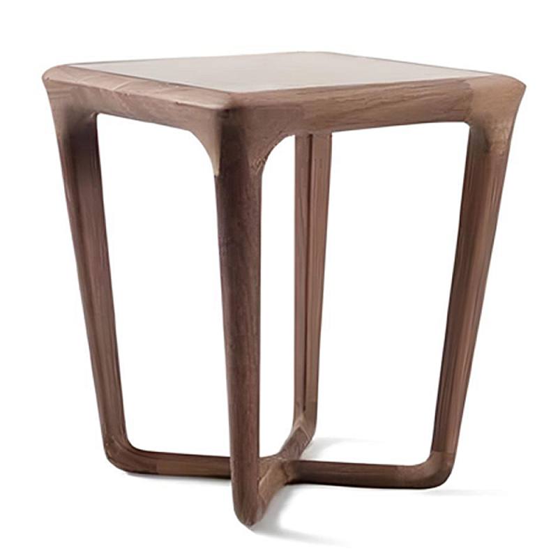 Столик приставной из массива дерева Walnut Wood Table Орех Столик приставной из массива дерева Walnut Wood Table Орех в Кирове | Loft Concept
