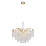 Люстра многоярусная с каскадами кристаллов Crystal Rains варинант исполнения - 2 | Loft Concept в Кирове