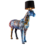 Большой Торшер Лошадь с ручной авторской росписью Feral Stallion варинант исполнения - 2 | Loft Concept в Кирове