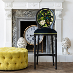 Барный стул из натурального бука с изображением птицы и цветов Blooming Birds варинант исполнения - 2 | Loft Concept в Кирове