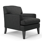 Мебельная ткань Шенилл черный цвет 138 см T4-35 варинант исполнения - 5 | Loft Concept в Кирове