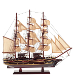 Декоративная модель деревянного коричневого парусника в подарочной упаковке With The low варинант исполнения - 1 | Loft Concept в Кирове