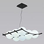 Люстра подвесная с 9-ю плафонами в форме шара Yarvi варинант исполнения - 4 | Loft Concept в Кирове