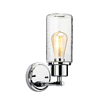 Бра с цилиндрическим прозрачным плафоном из стекла с пузырьками Elstead Lighting варинант исполнения - 1 | Loft Concept в Кирове