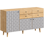 Буфет с принтом на дверцах Elise Cupboard варинант исполнения - 13 | Loft Concept в Кирове