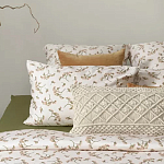 Чехол на подушку с макраме бежевого цвета Macrame варинант исполнения - 6 | Loft Concept в Кирове