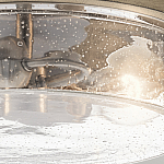 Потолочный светильник с прозрачным стеклянным плафоном с эффектом пузырьков Kichler варинант исполнения - 4 | Loft Concept в Кирове