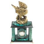 Часы настольные из натурального камня с декором в виде орла Eagle Stone Clock варинант исполнения - 5 | Loft Concept в Кирове
