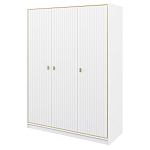 Шкаф белый четырёхдверный для одежды Antique Order варинант исполнения - 2 | Loft Concept в Кирове