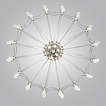 Люстра подвесная из металла с прозрачными подвесками из хрусталя Quasar 93 варинант исполнения - 11 | Loft Concept в Кирове