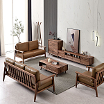 Тумба под телевизориз массива дерева TV Stand made of Walnut Wood варинант исполнения - 4 | Loft Concept в Кирове