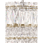 Люстра подвесная круглая из прозрачного хрусталя с золотым корпусом Selfsufficient варинант исполнения - 5 | Loft Concept в Кирове