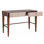 Стол письменный из массива бука с 2-мя ящиками бежевый Wenge Light варинант исполнения - 3 | Loft Concept в Кирове