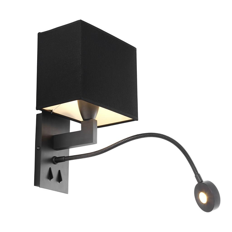Бра Wall Lamp Reading Bronze Черный Темная бронза Бра Wall Lamp Reading Bronze Черный Темная бронза в Кирове | Loft Concept
