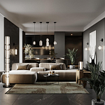 Подвесной светильник с прозрачным плафоном Jarrty 47 см варинант исполнения - 4 | Loft Concept в Кирове