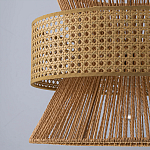 Подвесной светильник с абажуром из натуральных материалов Light Inside the Cell варинант исполнения - 9 | Loft Concept в Кирове