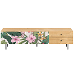 Длинная ТВ-тумба с принтом на ящиках Elise TV Stand варинант исполнения - 15 | Loft Concept в Кирове