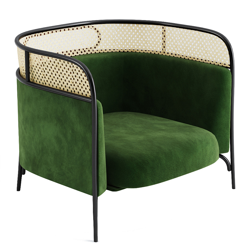 Кресло Rattan Decor Armchair Черный Бежевый Зеленый Серый Розовый Кресло Rattan Decor Armchair Черный Бежевый Зеленый Серый Розовый в Кирове | Loft Concept