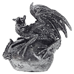 Декоративная статуэтка Дракон Silver Dragon Statuette варинант исполнения - 3 | Loft Concept в Кирове