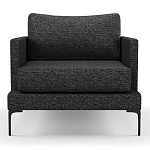 Мебельная ткань Шенилл темно-серый цвет 138 см T4-40 варинант исполнения - 6 | Loft Concept в Кирове