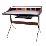 Письменный стол с 2-мя чёрными выдвижными ящиками и нишей с цветными разделителями Ballan варинант исполнения - 1 | Loft Concept в Кирове