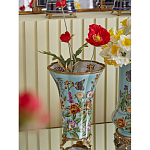 Ваза со стрекозой из фарфора с бронзовыми элементами Paradise Dragonfly варинант исполнения - 5 | Loft Concept в Кирове