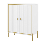 Тумба белая с двумя дверками и полками Antique Order варинант исполнения - 1 | Loft Concept в Кирове