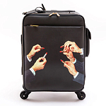 Чемодан дорожный SELETTI Travel Kit Trolley Lipstick Black варинант исполнения - 1 | Loft Concept в Кирове